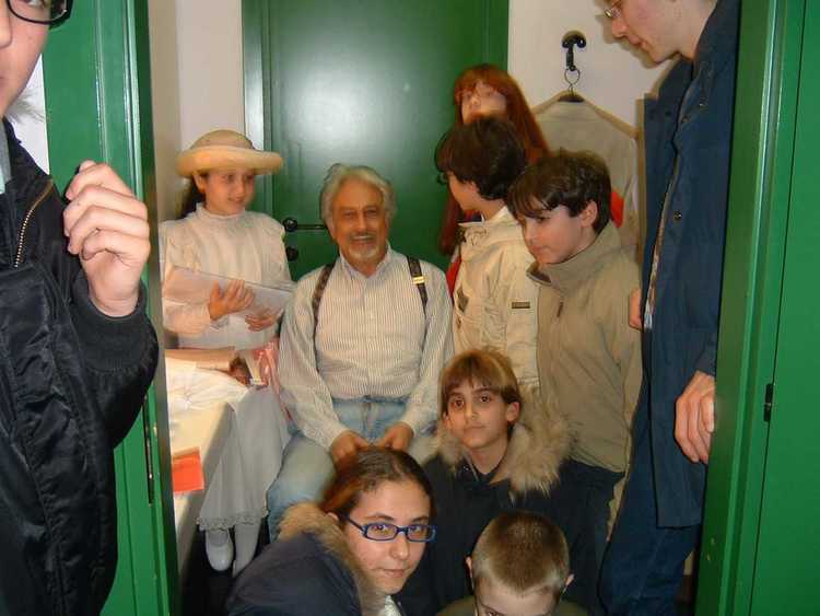 Festa in camerino con Umberto Ceriani